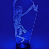 Dancing Skeleton Acrylic Light