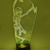 Dancing Skeleton Acrylic Light - Image 3