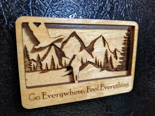 Go Everywhere,  Feel Everything Magnet - Image 2