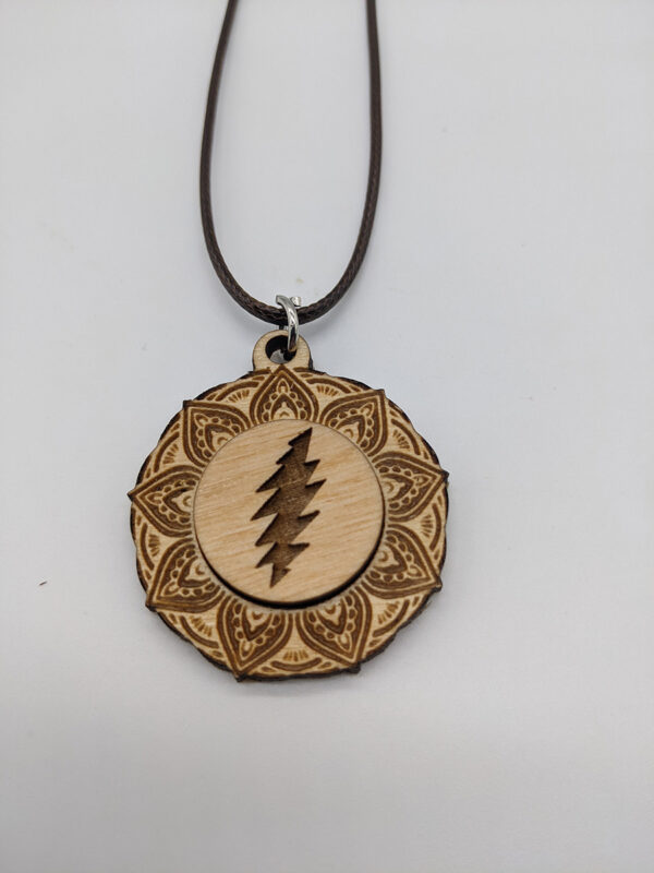 Bolt Necklace (2 layer)